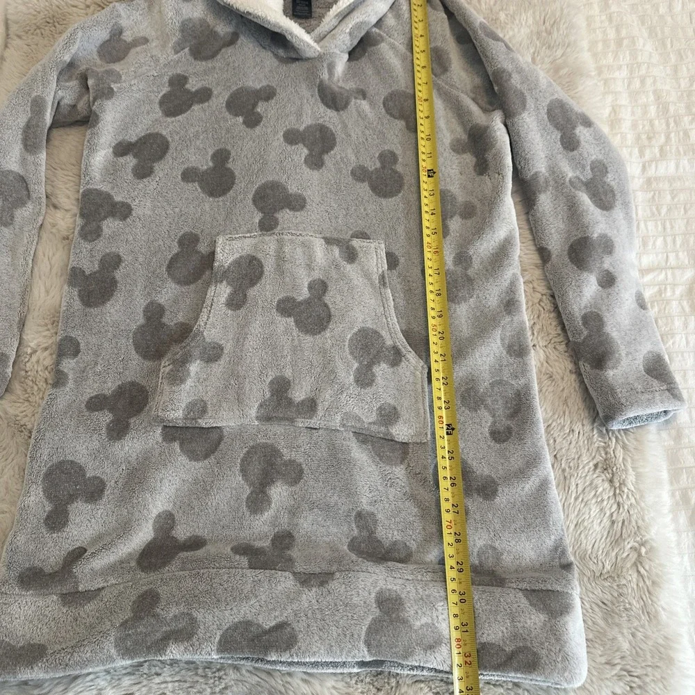 Disney Womens Fleece Lounge Hoodie Sherpa Size Medium Mickey Loungewear‎ B